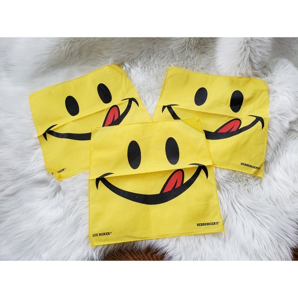 Vintage Joe Boxer logo Bandana fabric craft 90s Kmart retro cosplay 1990s y2k - Picture 1 of 6